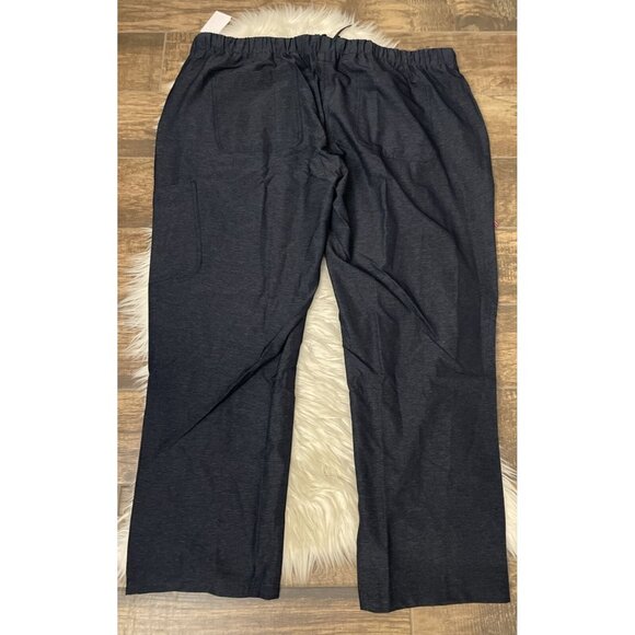 Koi Lite Stretch Petite 3X Heather Navy Momentum 749-P-133 Scrub Pants New - Picture 2 of 12